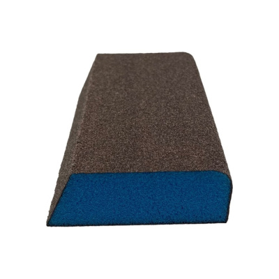 Губка шлифовальная S-ABRASIVE 4-сторонняя, комбинированная, 98x69x26 мм, P80, 10 шт Сегмент-Абразив
