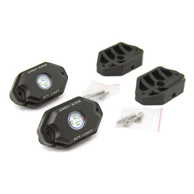 Светодиодная подсветка MTF Light серия Rock Light, 9-30V, 3W, IP67, 350lm, зеленый свет, компл. 2шт RL4G