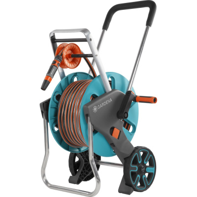 Тележка для шланга с комплектом для полива Gardena CleverRoll M Easy