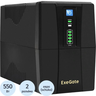 ИБП ExeGate Power Back BNB-1000.LED.AVR.2SH (EX292785RUS)