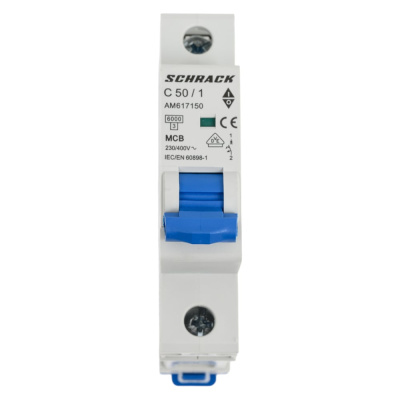 Автоматический выключатель Schrack Technik AM 6кА, 1P, С, 50A