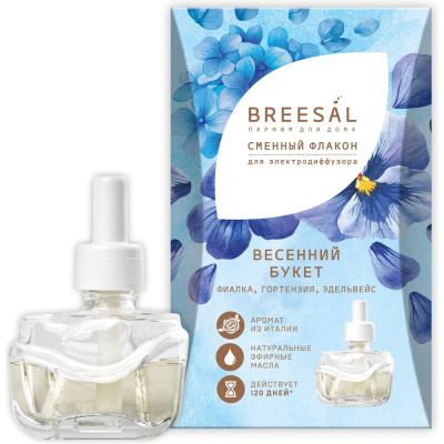Сменный флакон для электрического диффузора Breesal весенний букет