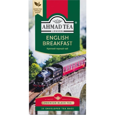 Чай Ahmad English Breakfast Tea, 25 пак/упак
