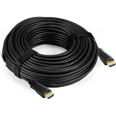 Активный оптический кабель ExeGate HDMI EX-CC-HDMI2-30.0 19M 19M, v2.0, 30м, 4K UHD, Ethernet, позолоченные контакты