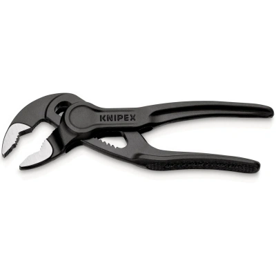 Переставные сантехнические клещи с фиксатором KNIPEX L-100 мм,COBRA XS