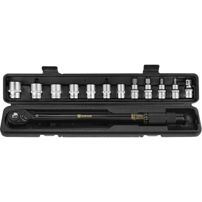 Динамометрический ключ с набором головок Berger BG 1/2"