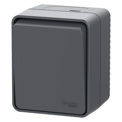 Одноклавишный кнопочный выключатель Systeme Electric Atlasdesign profi