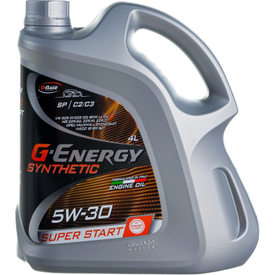 Масло SynthSuperStart 5W-30 4л G-Energy