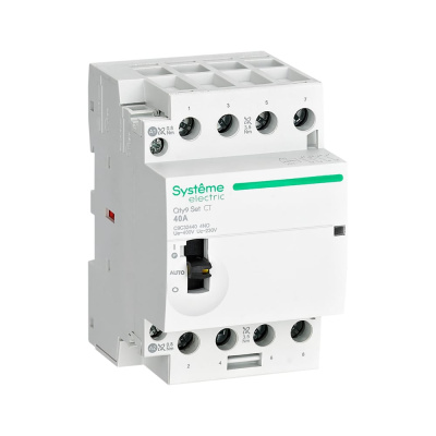 Контактор Systeme Electric City9 set 4p 4но 40a ac 400в-230в (ранее