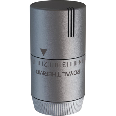 Термоголовка жидкостная ROYAL THERMO Design М30x1,5 (серебристый)