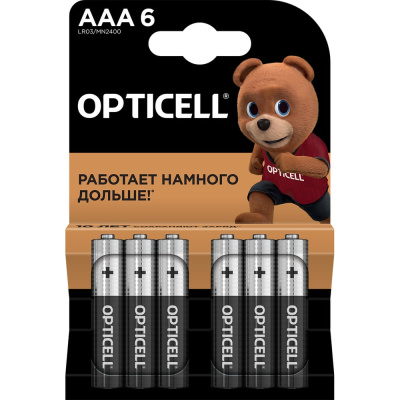 Батарейки Opticell AAA 6шт