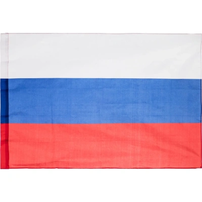 Флаг РФ 90x135см полиэфирный шелк с влагостойкой пропиткой уличный 70 мг