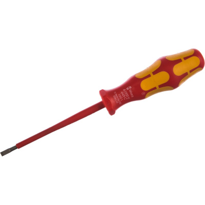 Отвёртка 1000 V 160I 0,8 х 4,0 х 100 мм Wera