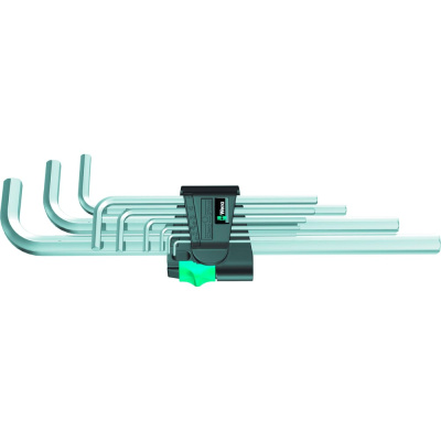 Набор Г-образных ключей 950 L/9 SM N CLIP 9TLG / 9 PCS WERA