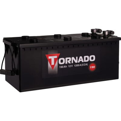 Аккумулятор TORNADO 6ст 190 N тип B, 1200 A CCA