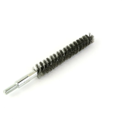 Щетка ерш трубный EuroBrush Д14, ворс гофр сталь 0,15, посадка М6 резьба (14-209) кордщетка ершик