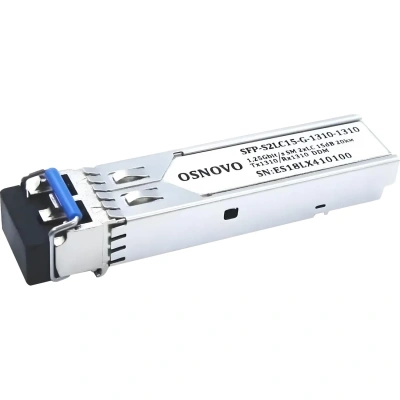 Трансивер SFP Osnovo SFP-S2LC15-G-1310-1310 до 20км, Tx:1310/Rx:1310, DDM