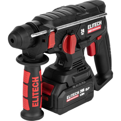 Перфоратор аккумуляторный Elitech HD CRH 2024BL (SDS+, 2,5Дж, 20В, 1х4Ач)