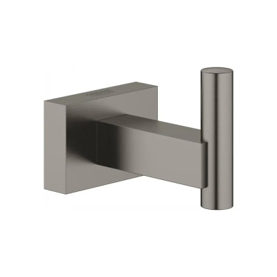 Крючок для банного халата Grohe Essentials Cube темный графит матовый