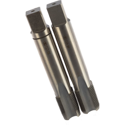 Трубный машинно-ручной метчик ТехноСталь G3/4", 9ХС, 2шт