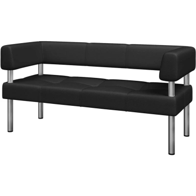 Диван MV_ Комус Мебель Balance 3-мест. (Bu3-2) к/з Or.16/Ec.3001 черн