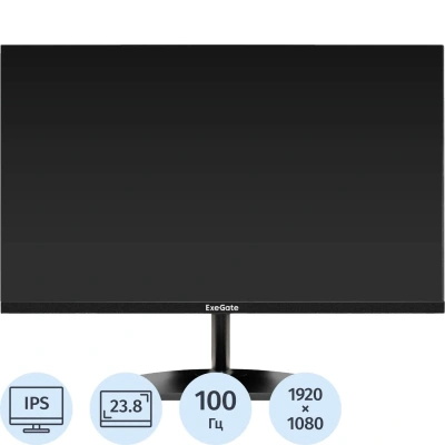 Монитор ExeGate 23.8 EH2400 IPS 1920x1080 100Hz D-Sub HDMI [EX300419RUS