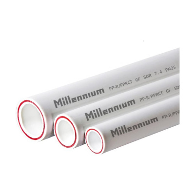 Труба ПП Millennium, армир. стекловолокном PN20 Ø40х5,5мм (4м)