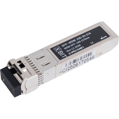 Модуль XBIT SFP+ 10G WDM 1270нм LC 3км