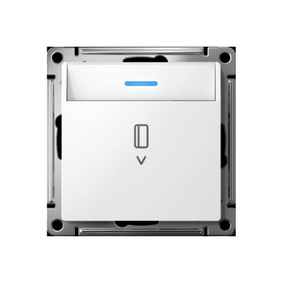 Выключатель карточный Systeme Electric ATLASDESIGN с подсветкой, 10А, без задержки отключения, механизм, белый