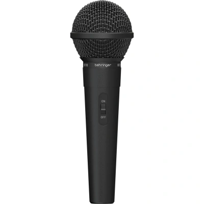 Микрофон Behringer BC110, вокальн, динамич, выключ, TS 6,3 мм, кабель 3 м