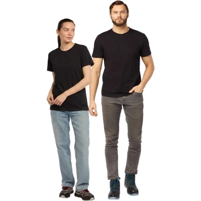Футболка (160 г.) с кор.рукавом чрн.(XXL)
