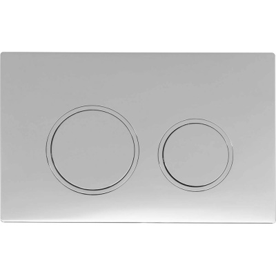 Кнопка смыва двойная Aquanet AQ-PRO-SLIM-02CR АВC хром