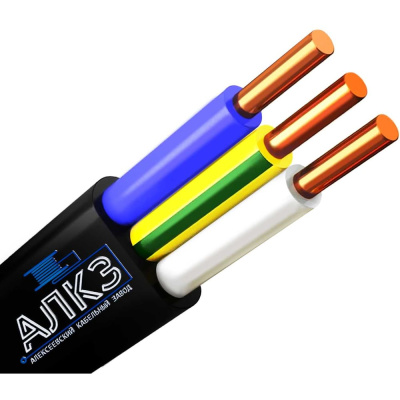 Силовой кабель АлКЗ ВВГ-Пнг(А)-LS 3x4 -0,66 (40м) ГОСТ VVG-P