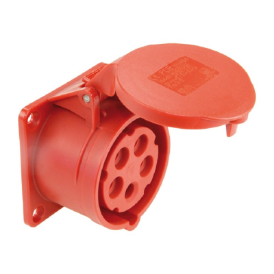 Встраиваемая розетка PCE 32А 400V 3P+N+E IP44