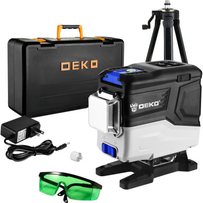 Лазерный самовыравнивающийся профессиональный уровень DEKO LL12-HVR SET 2 PREMIUM