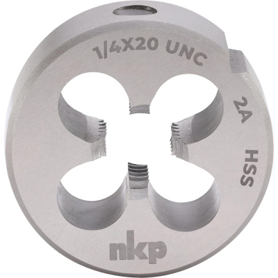 Плашка NKP UNC 1/4 -20 DINEN22568 HSS 2A 20x7мм