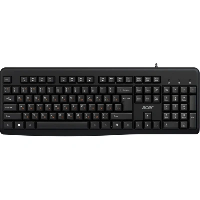 Клавиатура Acer OKW500 черный USB Multimedia (ZL.KBDEE.01T) каб.:1.8м