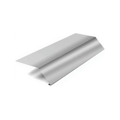 Планка карнизная МЕТАЛЛИК И КО 65x100x2000, Оц 0.40, RAL 7024, в пленке