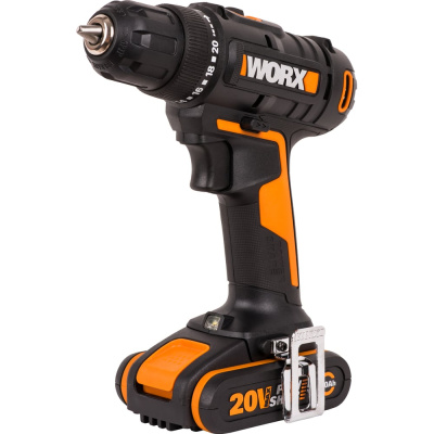 Компактный и лёгкий аккумуляторный шуруповёрт WORX