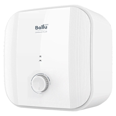 Водонагреватель накопительный электрический BALLU BWH/S 15 Capsule Plus U, 2 кВт, 15 л, эмаль, 12337, НС-1338779