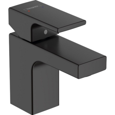 Смеситель для раковины Hansgrohe Vernis Shape 70, без сливного набора, матовый черный