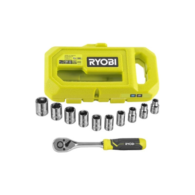 Набор из трещотки и торцевых головок Ryobi RHRS10PC 5132006067
