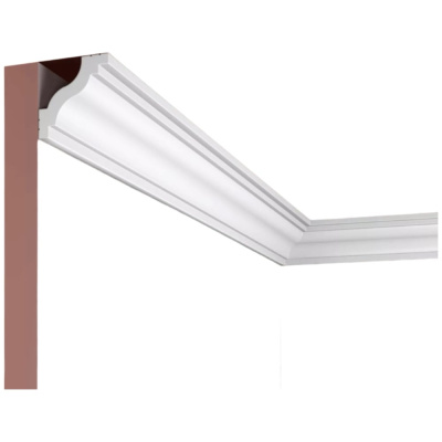 Карниз Cosca Decor потолочный плинтус KX034, 40x41, 2000мм, Экополим 00-00070880