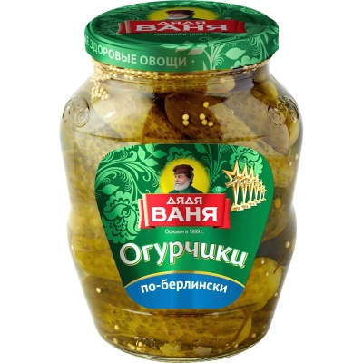 Огурцы Консервация марин. По-Берлински Дядя Ваня, 680г