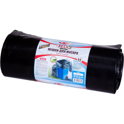 Мешки для мусора Premium 300 л, 10 шт, 65 мкм, пвд, 110x140 см REDO