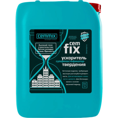 Ускоритель набора прочности Cemmix CemFix 5 л
