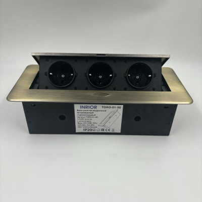 Выдвижная розетка Inrior TORO-01-90