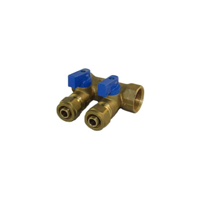 Коллектор с шар.кр. SMT 1x20x2 (2 вых.)