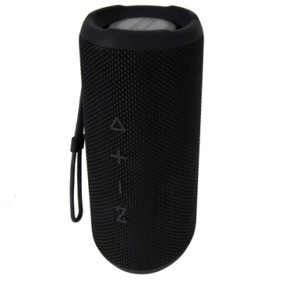 Колонка портативная влагозащищенная KAIGO (КАЙГО) BT16T, 10 Вт, Bluetooth, Micro SD, AUX, RGB, TWS, IPX7, черная, 514225