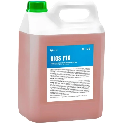 Профхим д/пищ.произв щел спец моющ от пригар, пенн Grass/GIOS F16, 5л